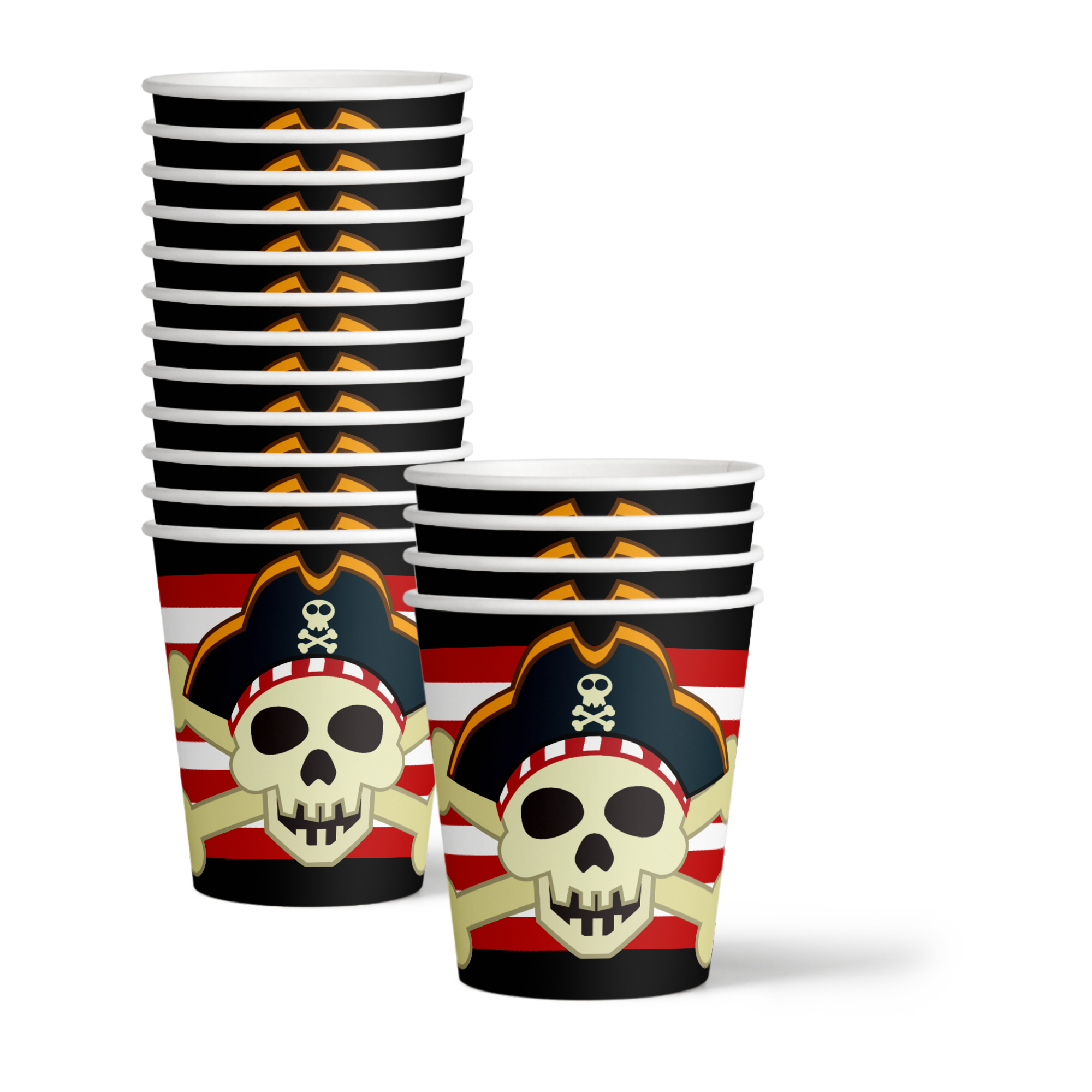 Pirate Ship Birthday Party Tableware Kit For 16 Guests - BirthdayGalore.com