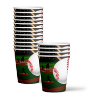 Baseball Birthday Party Tableware Kit For 16 Guests - BirthdayGalore.com