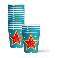 Mighty Women Super Hero Birthday Party Tableware Kit For 16 Guests - BirthdayGalore.com