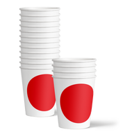 Japan Flag Birthday Party Tableware Kit For 16 Guests
