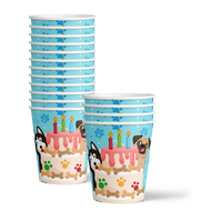Puppy Dog Birthday Party Tableware Kit For 16 Guests - BirthdayGalore.com