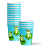 Frog Birthday Party Tableware Kit For 16 Guests