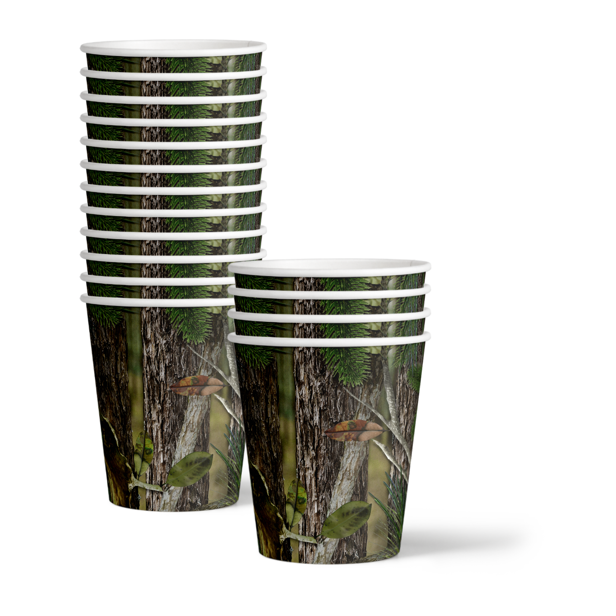 Hunter Camo Birthday Party Tableware Kit For 16 Guests - BirthdayGalore.com