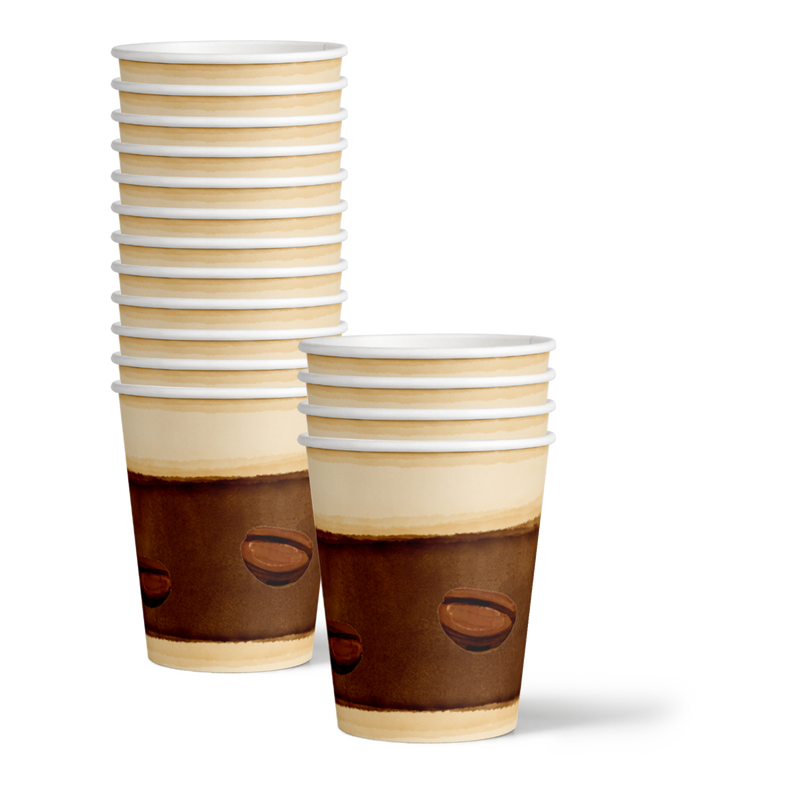 Coffee Birthday Party Tableware Kit For 16 Guests