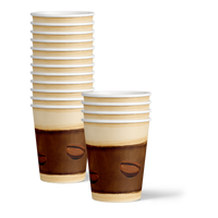 Coffee Birthday Party Tableware Kit For 16 Guests