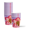 Pink Girl Puppy Dog Birthday Party Tableware Kit For 16 Guests - BirthdayGalore.com