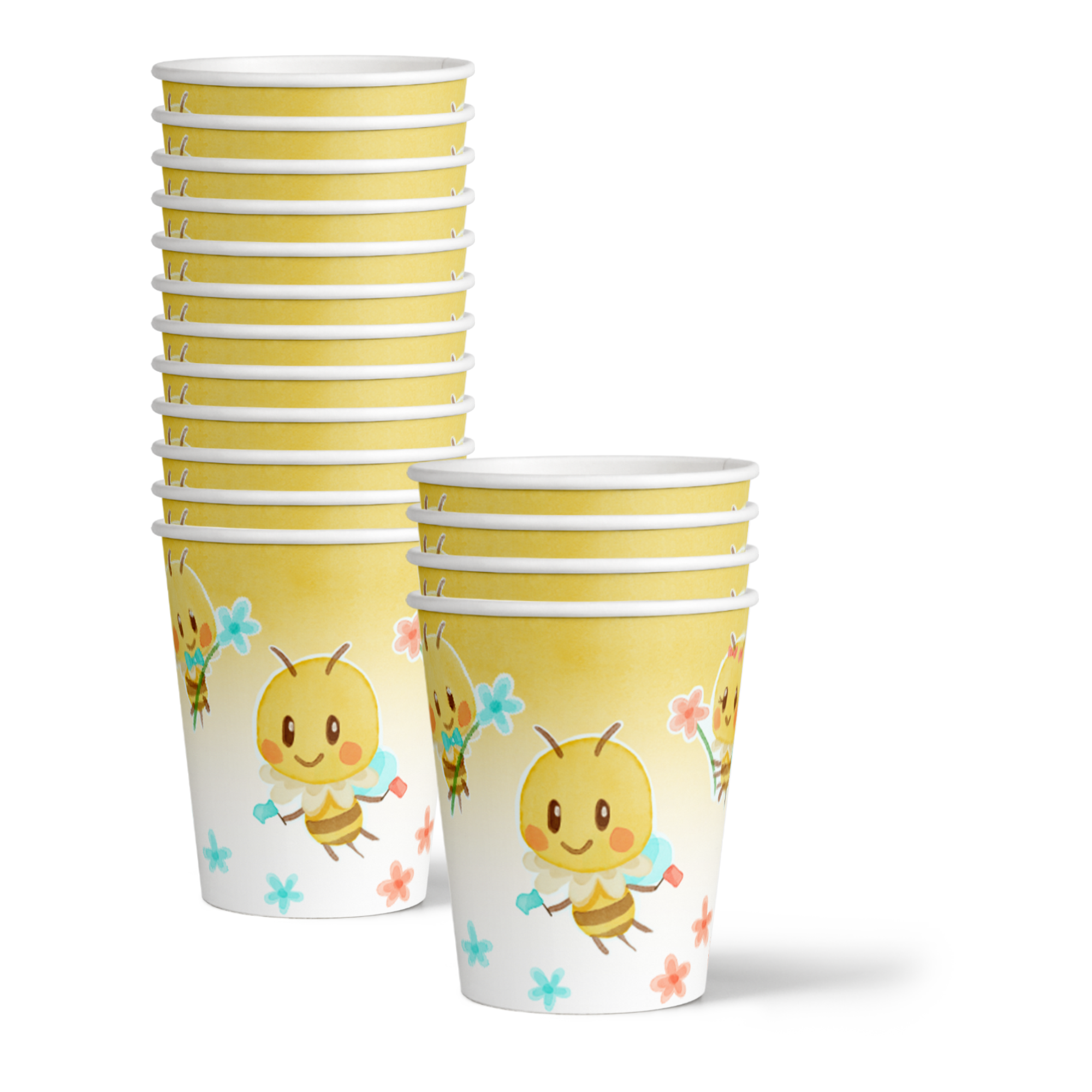 Birthday Galore What Will the Little Honey Bee? Gender Reveal Party Tableware Kit For 16 Guests
