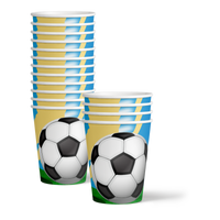 Soccer Birthday Party Tableware Kit For 16 Guests