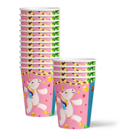 Unicorns and Dions Joint Birthday Party Tableware Kit For 16 Guests