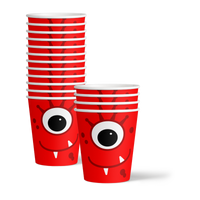 Mighty Monster Birthday Party Tableware Kit For 16 Guests - BirthdayGalore.com