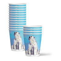 Polar Bear Birthday Party Tableware Kit For 16 Guests