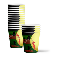 Softball Birthday Party Tableware Kit For 16 Guests - BirthdayGalore.com