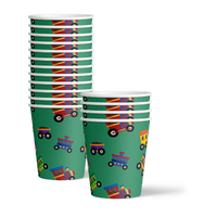 Train Birthday Party Tableware Kit For 16 Guests - BirthdayGalore.com