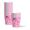 Fire Truck Girl Birthday Party Tableware Kit For 16 Guests - BirthdayGalore.com