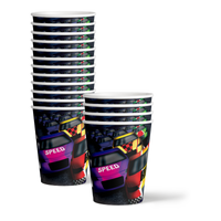 Race Day Birthday Party Tableware Kit For 16 Guests