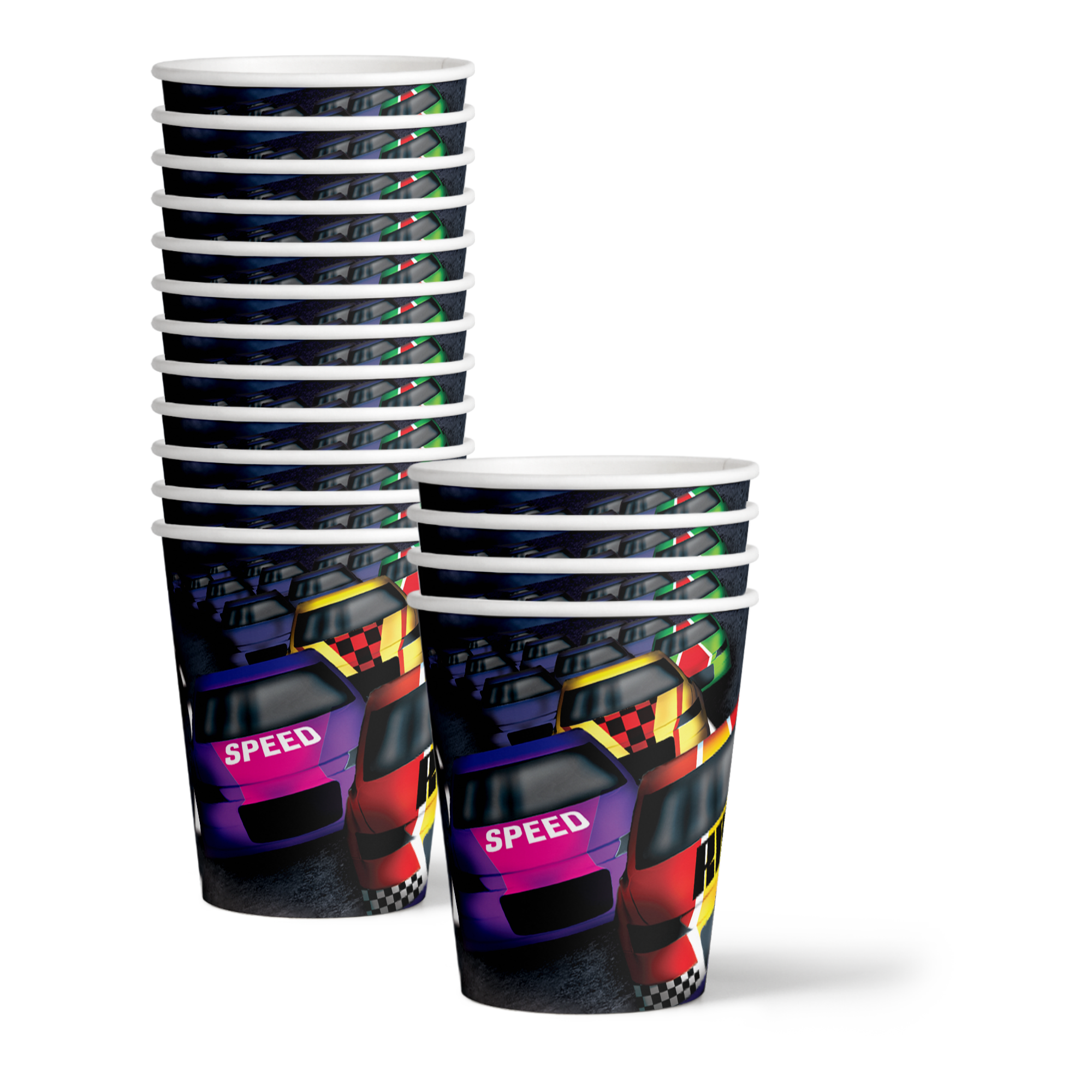 Race Day Birthday Party Tableware Kit For 16 Guests