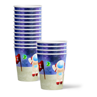 Two The Moon 2nd Birthday Party Tableware Kit For 16 Guests