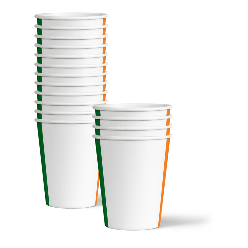 Irish Flag Birthday Party Tableware Kit For 16 Guests