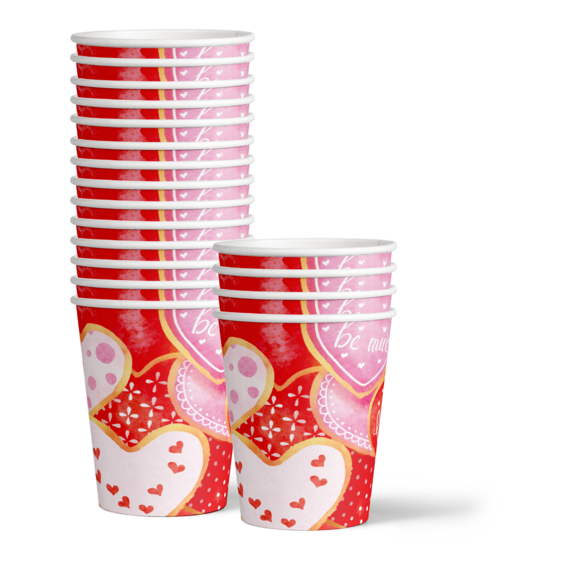 Valentine's Day Holiday Party Tableware Kit For 16 Guests