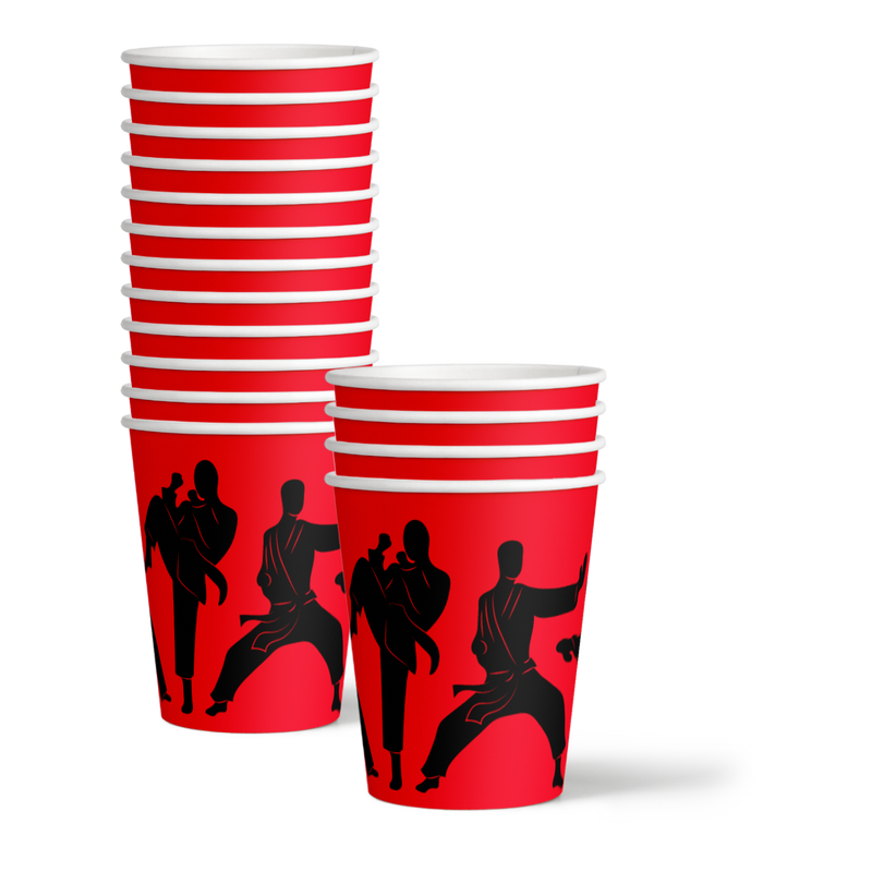 Karate Birthday Party Tableware Kit For 16 Guests