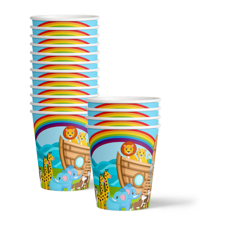 Noahs Ark Birthday Party Tableware Kit For 16 Guests - BirthdayGalore.com
