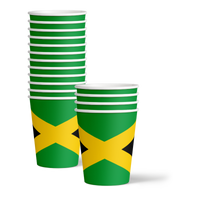 Jamaican Flag Birthday Party Tableware Kit For 16 Guests