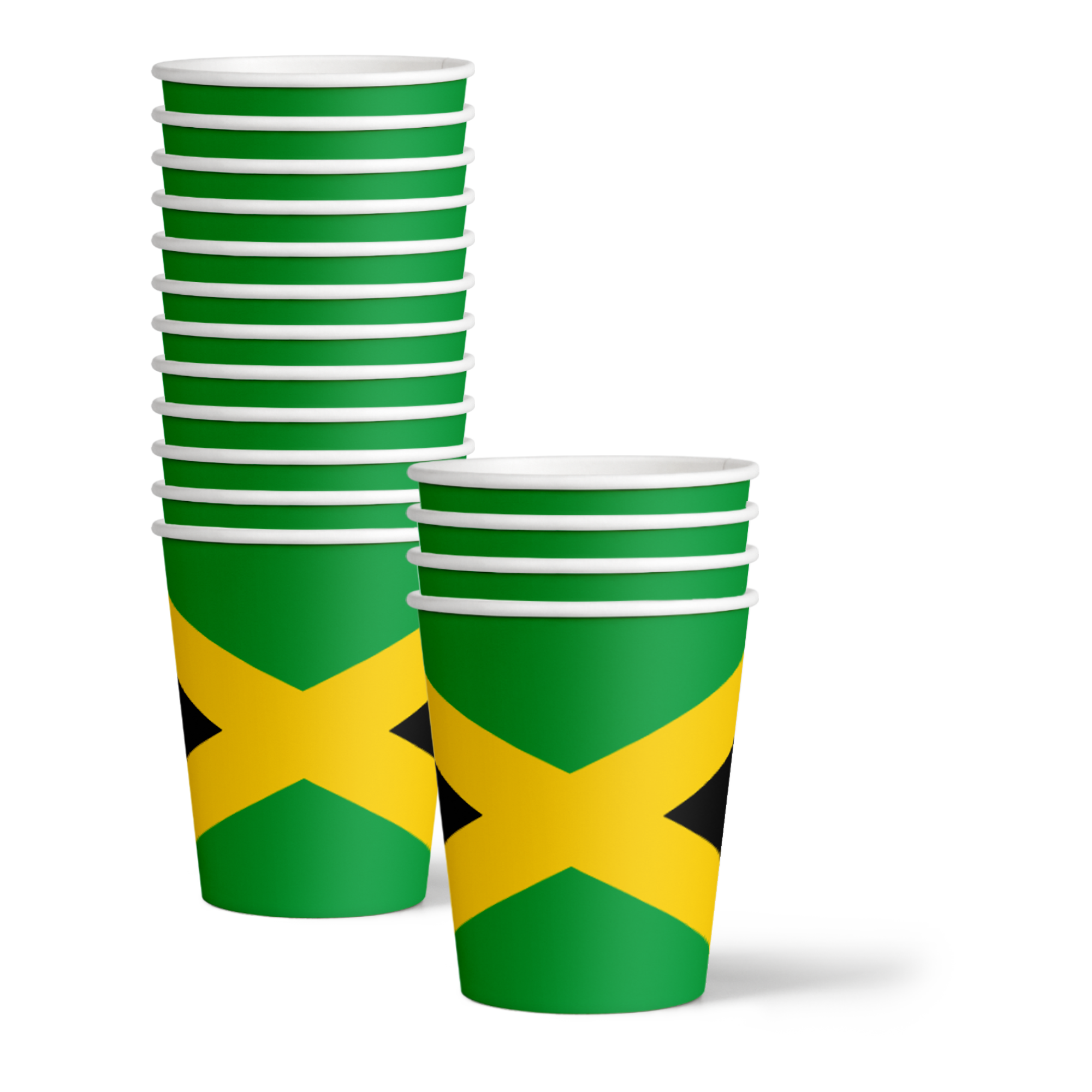 Jamaican Flag Birthday Party Tableware Kit For 16 Guests