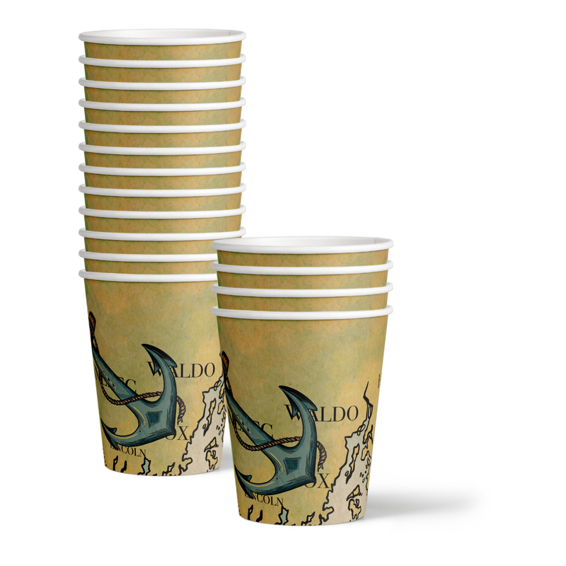 Lighthouse Nautical Birthday Party Tableware Kit For 16 Guests
