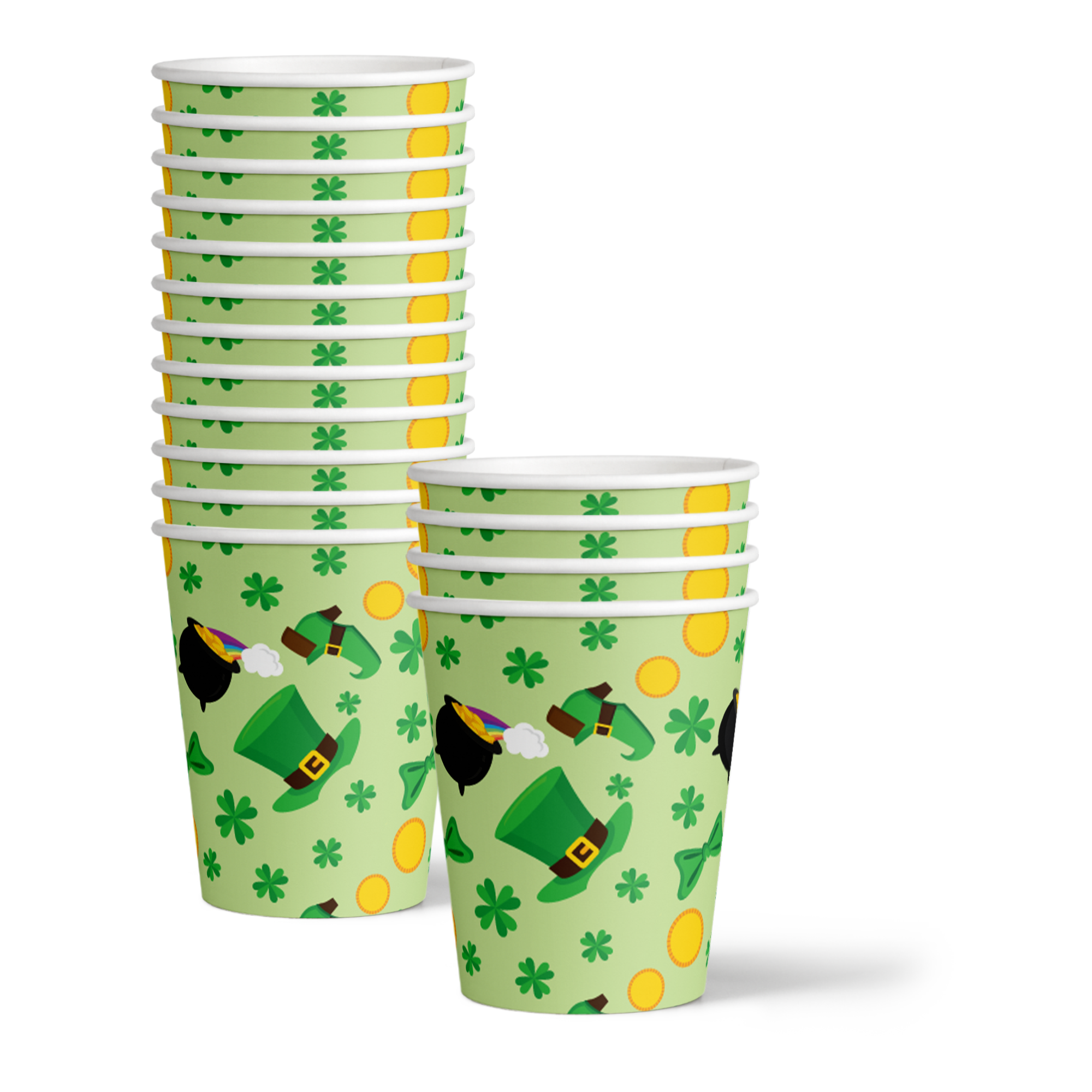 Saint Patricks Day Birthday Party Tableware Kit For 16 Guests