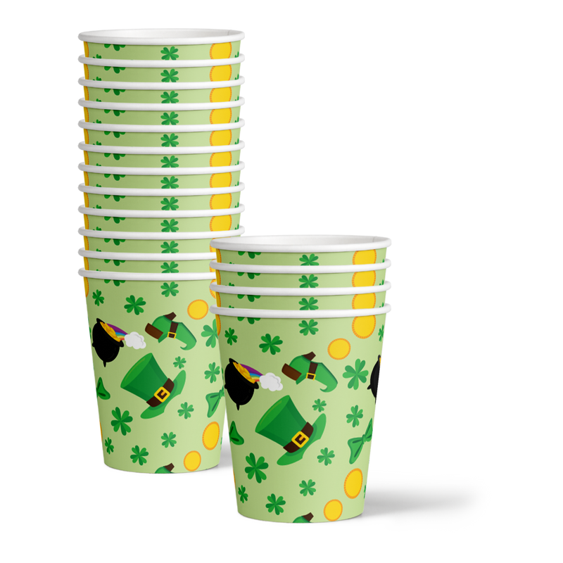 Saint Patricks Day Birthday Party Tableware Kit For 16 Guests