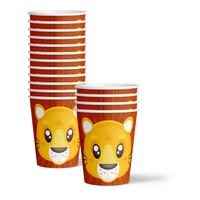 Lion Birthday Party Tableware Kit For 16 Guests