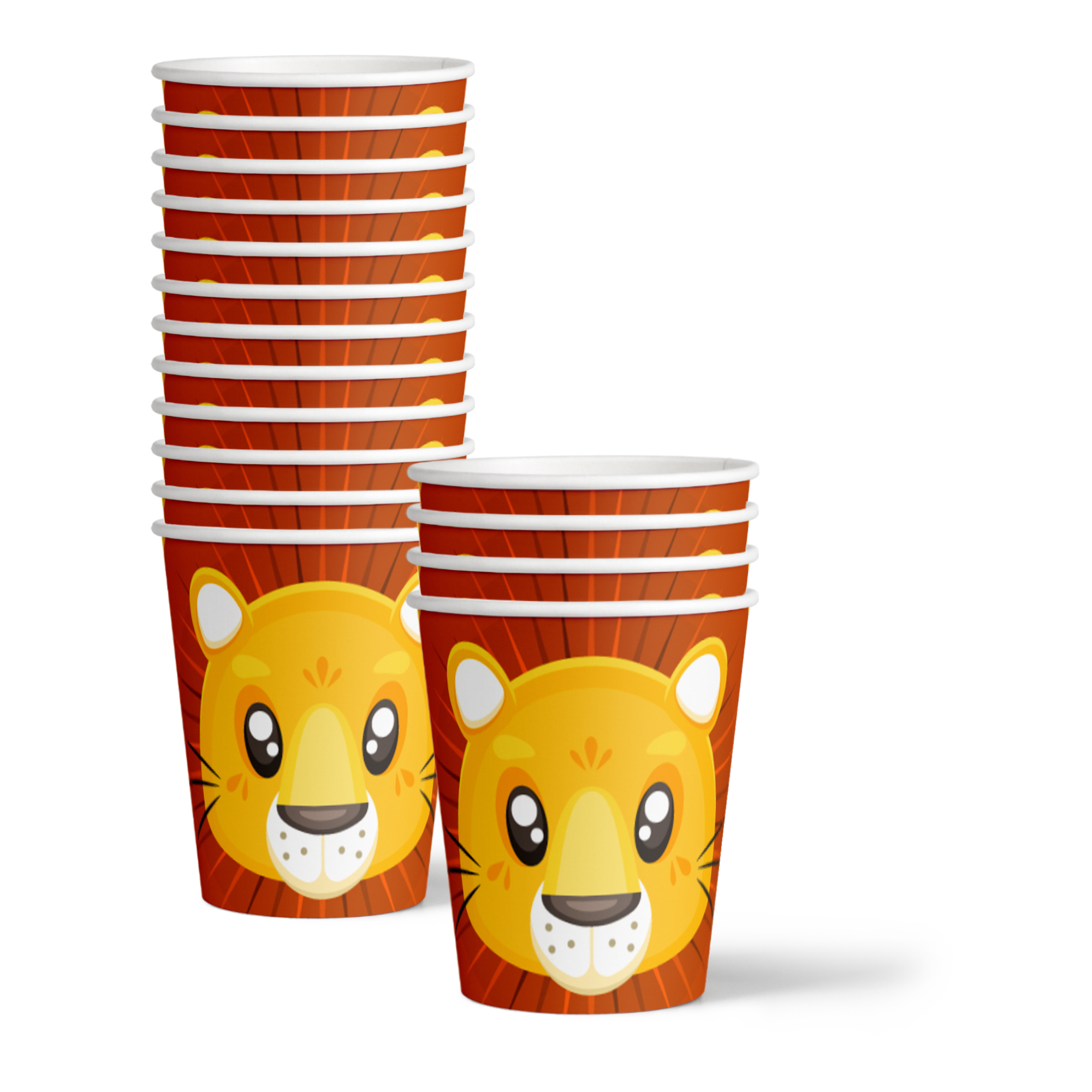 Lion Birthday Party Tableware Kit For 16 Guests