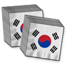 South Korean Flag Birthday Party Tableware Kit For 16 Guests