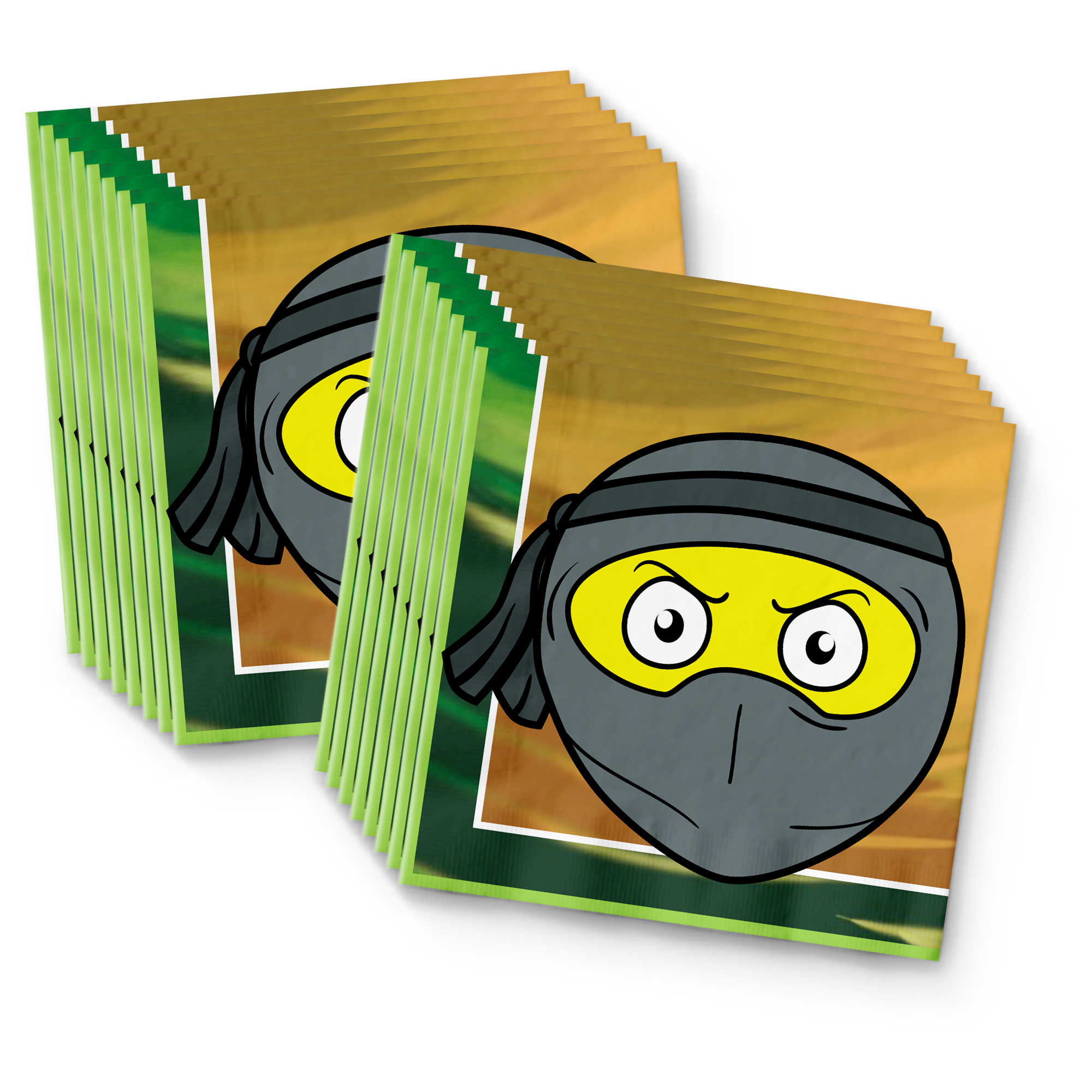Ninja Master Birthday Party Tableware Kit For 16 Guests - BirthdayGalore.com