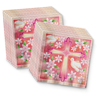 Birthday Galore Baptism Girl Party Tableware Kit For 16 Guests