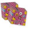 Girl Pink Glitter Emoji Birthday Party Tableware Kit For 16 Guests - BirthdayGalore.com