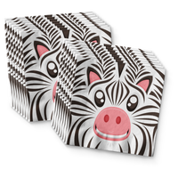 Zebra Birthday Party Tableware Kit For 16 Guests