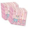 Girl Woodland Animals Birthday Party Tableware Kit For 16 Guests - BirthdayGalore.com