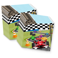 Racing Race Car Birthday Party Tableware Kit For 16 Guests - BirthdayGalore.com