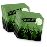 Zombie Birthday Party Tableware Kit For 16 Guests - BirthdayGalore.com