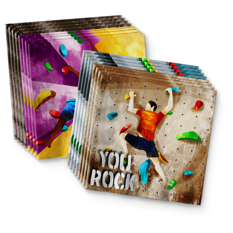 Birthday Galore Rock Climbing Party Tableware Kit For 16 Guests