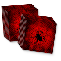Spiderweb Birthday Party Tableware Kit For 16 Guests