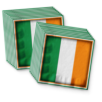 Irish Flag Birthday Party Tableware Kit For 16 Guests
