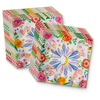 Floral Bunny Rabbit Birthday Party Tableware Kit For 16 Guests