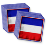 Russian Flag Birthday Party Tableware Kit For 16 Guests