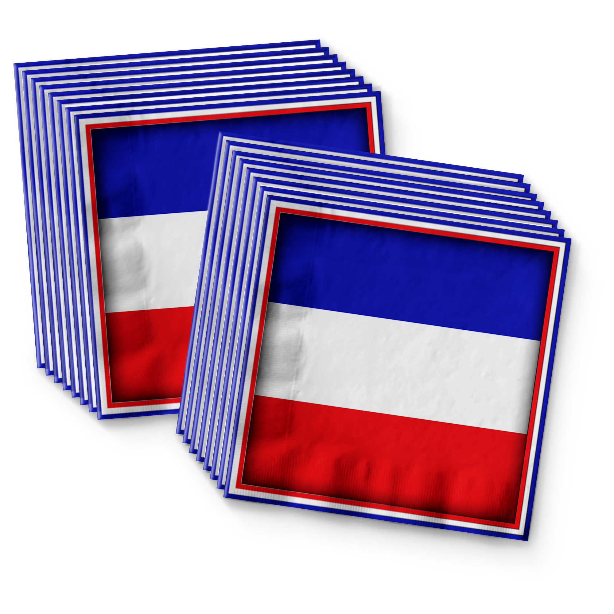 Russian Flag Birthday Party Tableware Kit For 16 Guests