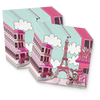 Pink Paris Birthday Party Tableware Kit For 16 Guests - BirthdayGalore.com