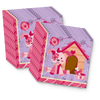 Pink Girl Puppy Dog Birthday Party Tableware Kit For 16 Guests - BirthdayGalore.com