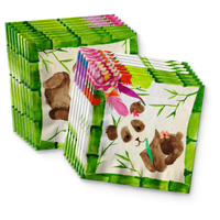Panda Floral Birthday Party Tableware Kit For 16 Guests