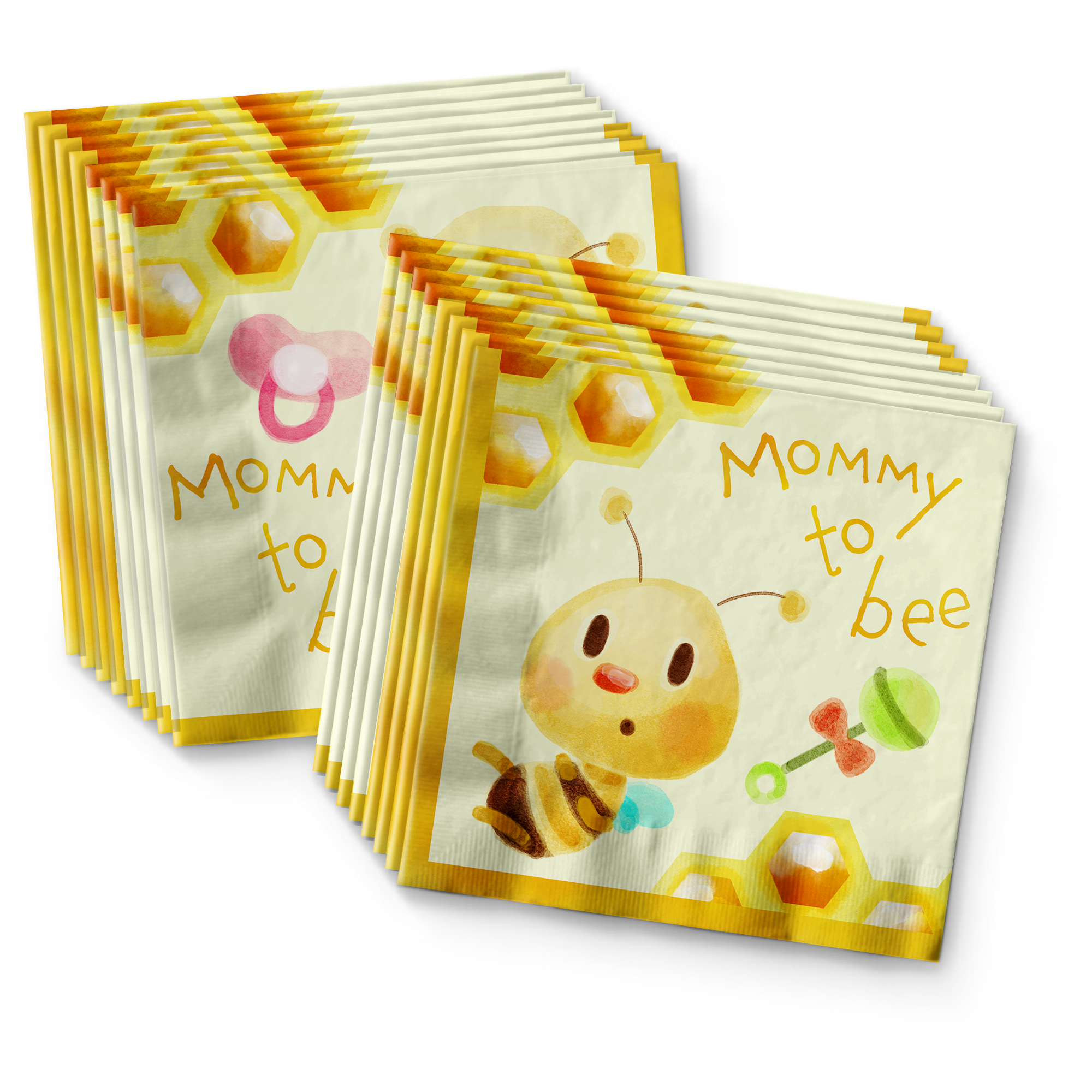 Birthday Galore Mommy To Bee Baby Shower Party Tableware Kit For 16 Guests